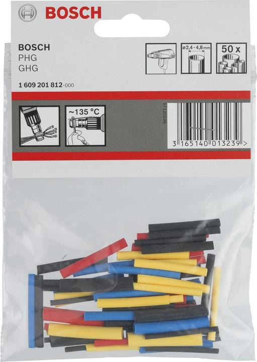 Produktbild Bosch Professional Zubehör Schrumpfschlauch für Bosch-Heissluftgebläse, 1,6 - 4,8 mm (50x)
