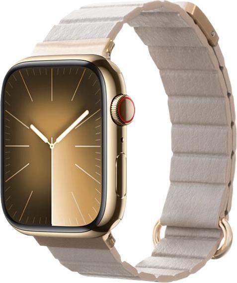 Immagine prodotto Crong Eclipse – Apple Watch Leder-Magnetarmband 38/40/41 mm (Beige) (Ecopelle)