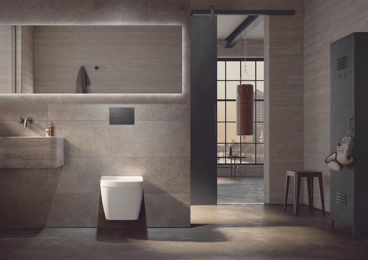 Actual product image TECE TECEsolid WC push plate for dual flush technology (chrome glossy)