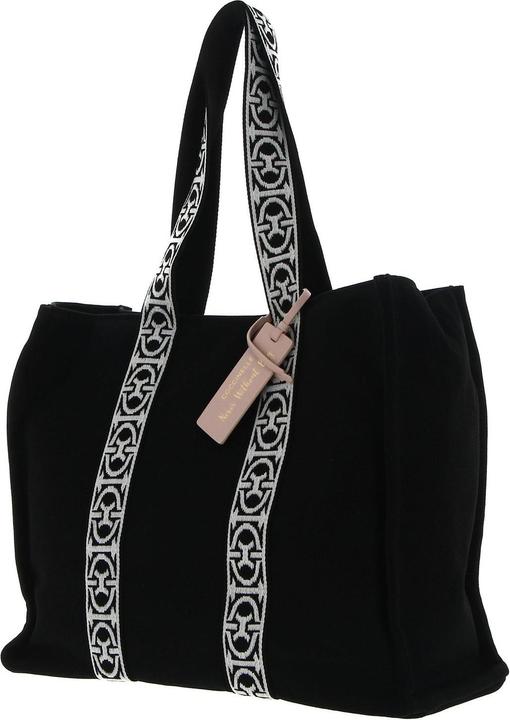 Actual product image Coccinelle Never Without Bag Ribbon Handbag Canvas Fabric