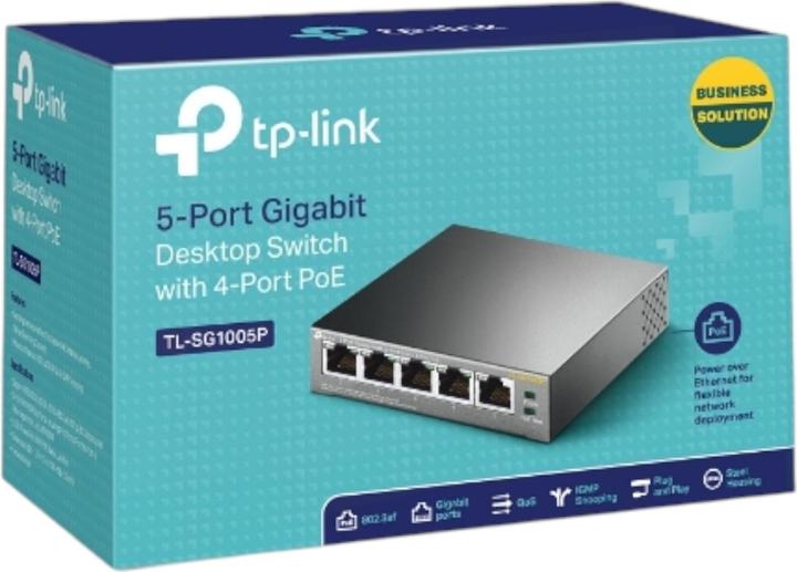 Image du produit TP-Link Tl-Sg1005p (5 ports)