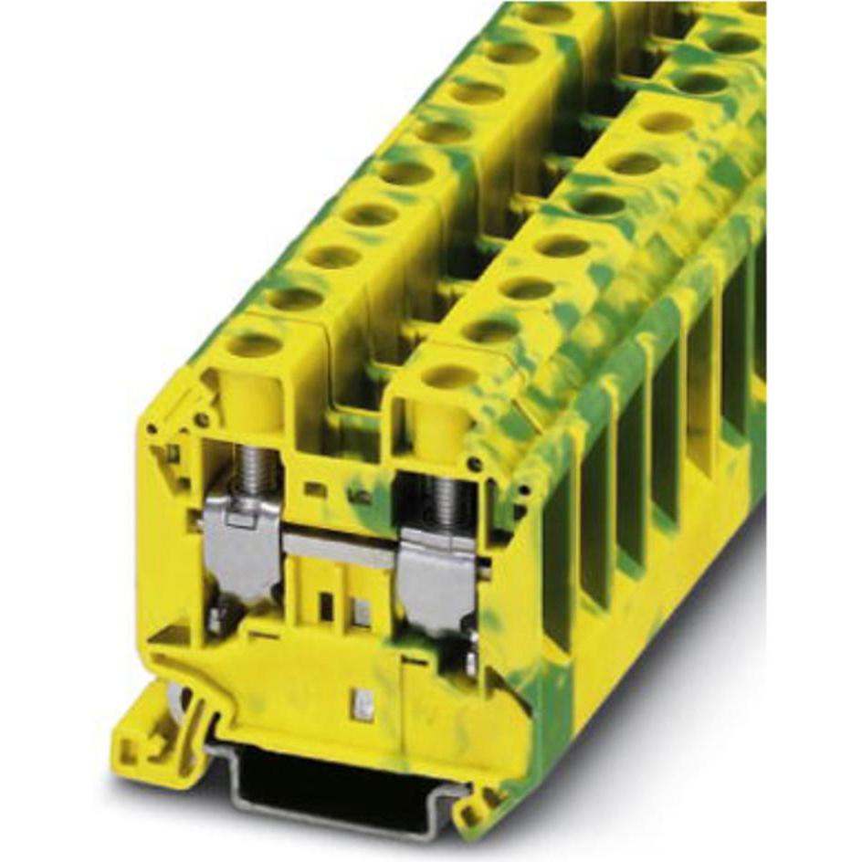 Phoenix Contact Reihenklemme UT16 PE, Elektronikkabel + Stecker, Grün, Gelb