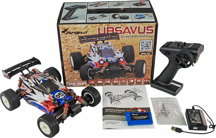 Actual product image Amewi Ursavus Buggy brushed 4WD 1:18 RTR (RTR Ready-to-Run)