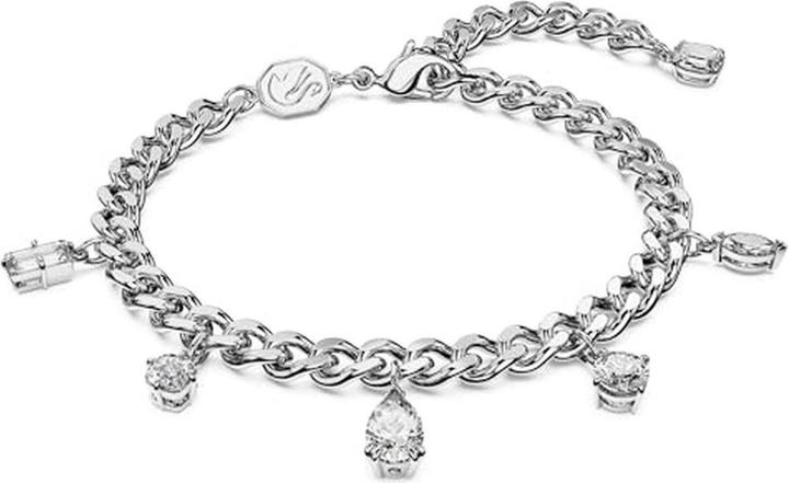 Produktbild Swarovski Dextera Armband Verschiedene Schliffe Weiss (20 cm, Swarovski Metall)