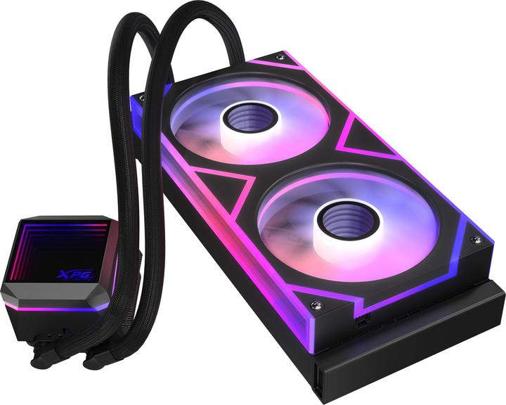 Produktbild Adata WAK XPG LEVANTE II 240 (2*120mm ARGB Fan) schwarz retail