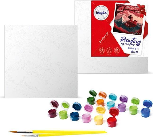 Actual product image Ideyka Malen nach Zahlen - Die Magie der grünen Augen ©art selena ua