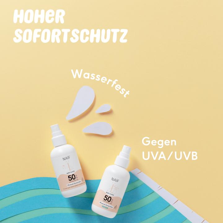 Produktbild Naïf Mineral Sun Spray (Sonnenspray, SPF 50, 100 ml, 133 g)
