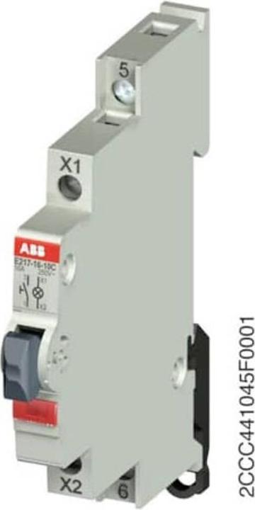 Produktbild ABB Taster rot 16A 1Schließer