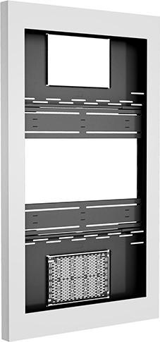 Actual product image Chief LW Series Impact On-Wall Kiosk - Portrait - Enclosure for LCD Display - Locked