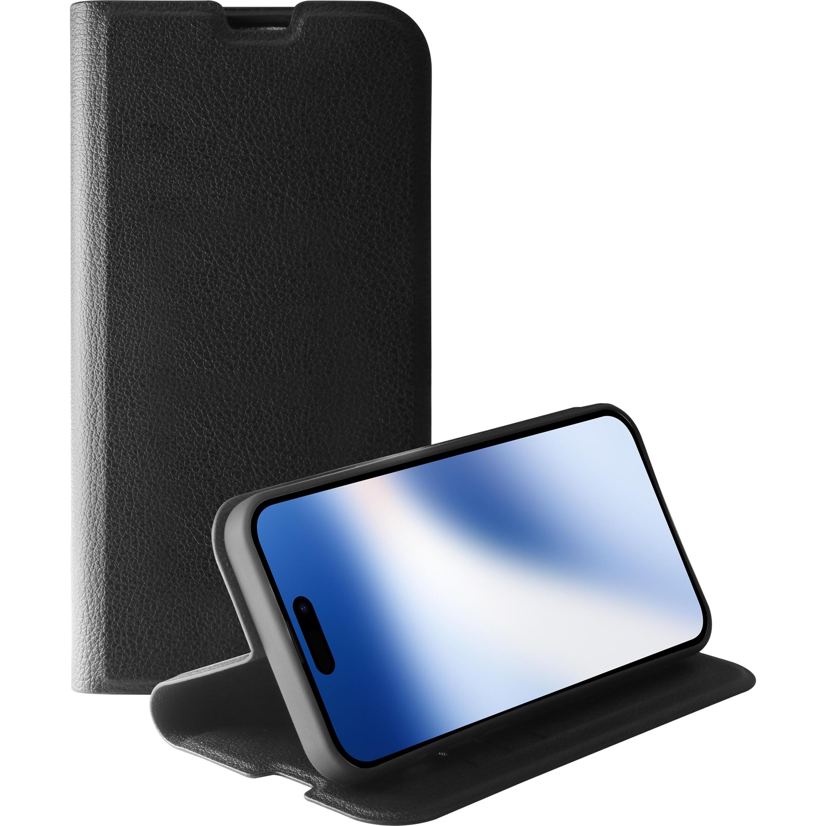 Thumbnail - Vivanco PREMIUM Wallet fuer iPhone 15, schwarz (Apple iPhone 15), Smartphone Hülle, Schwarz
