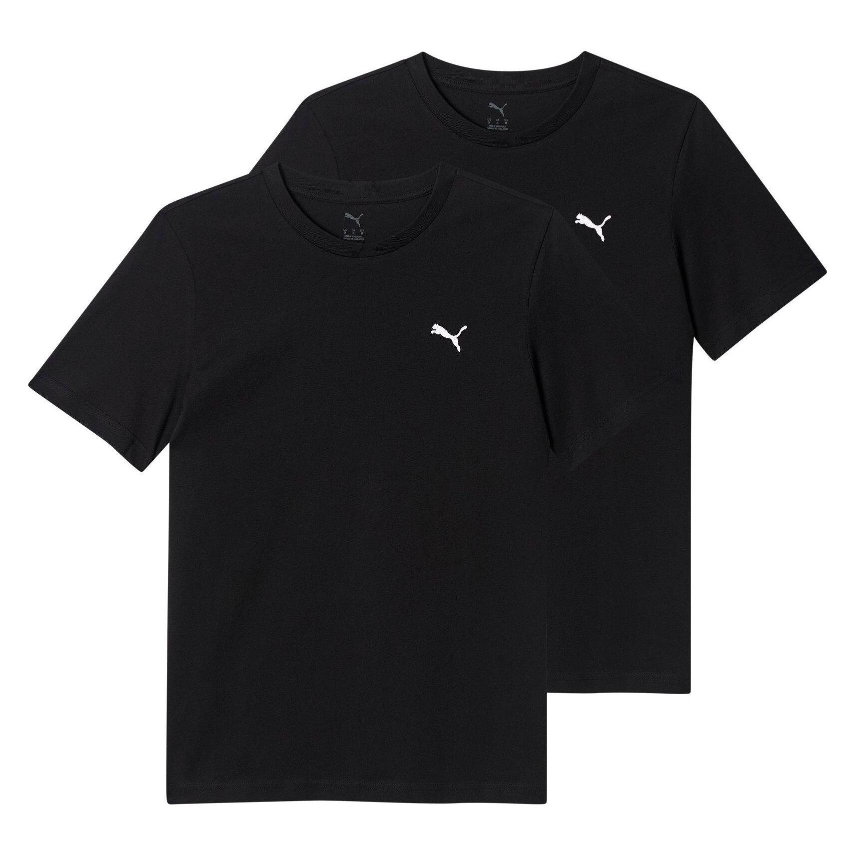 Puma, Mannen, Sportief Shirt, Ess Logo Tee Multipack M (Xl), Xl