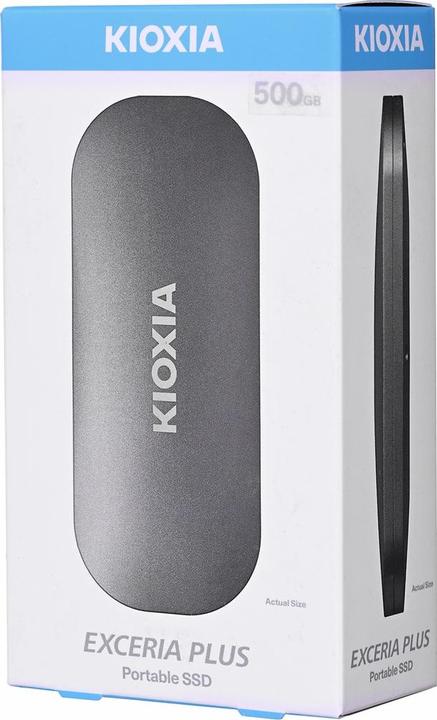 Produktbild Kioxia EXCERIA PLUS Portable SSD 500GB USB 3.2 Gen2 Type C (0.50 TB)