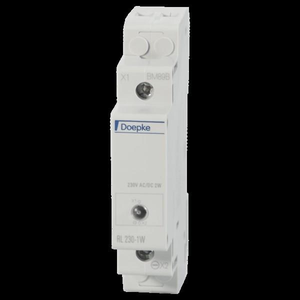 Produktbild Doepke Leuchtmelder Weiss RL 230-1W ** LED 230V