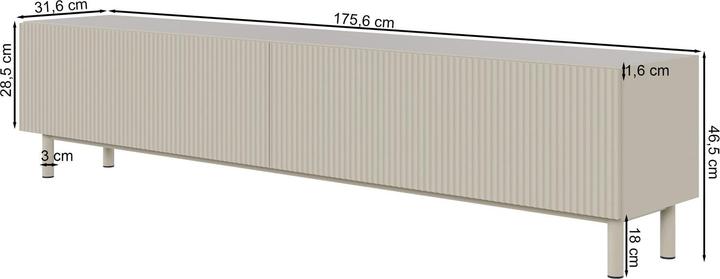 Produktbild Selsey Veldio New (175.60 x 31.60 x 46.50 cm)