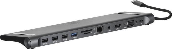 Actual product image Gembird Multiport-Adapter (USB-C, 11 Ports)
