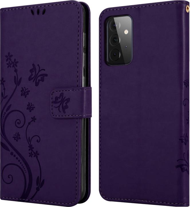 Actual product image Cadorabo Flower Book cover (Samsung Galaxy A72)