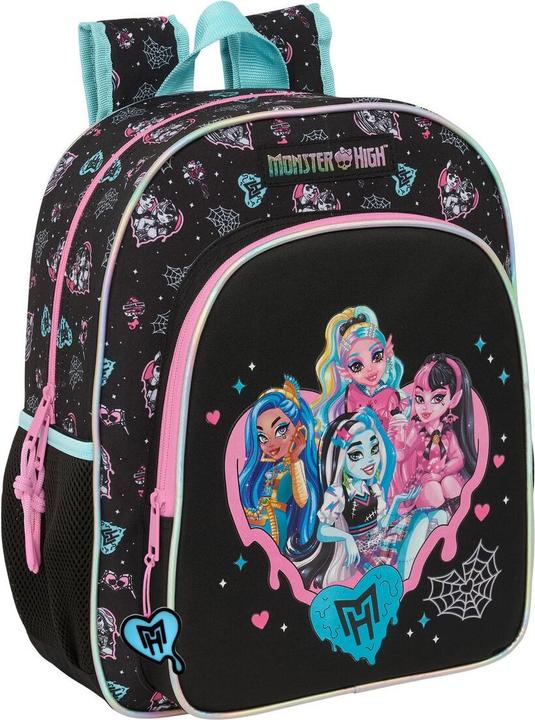 Monster High Schulrucksack Schwarz 32 x 38 x 12 cm