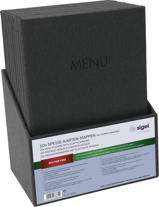 Actual product image Sigel Speisekarten-Mappe MENU