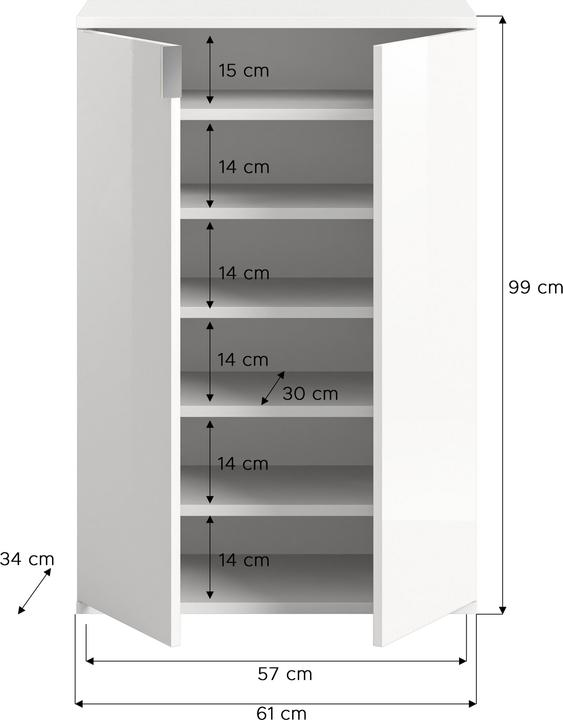 Produktbild Xonox Home Projekt X (61 x 34 x 99 cm)