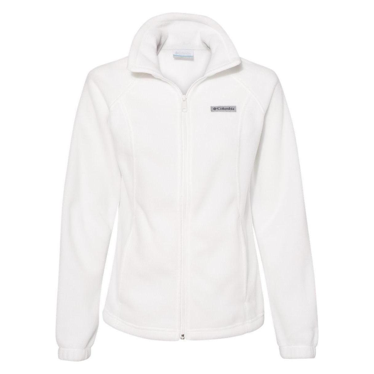 Columbia, Damen, Outdoorjacken, Benton Springs Full Zip (Xs), Weiss, Xs