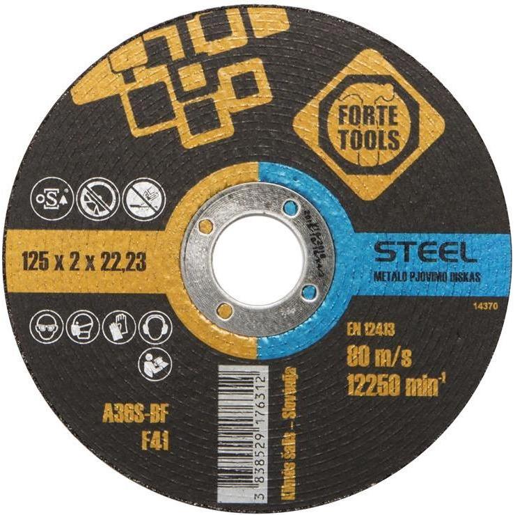 Thumbnail - Forte tools, Schleifmittel, CUTTING BLADE 125X1,2X22,23 MMFORTE TOO