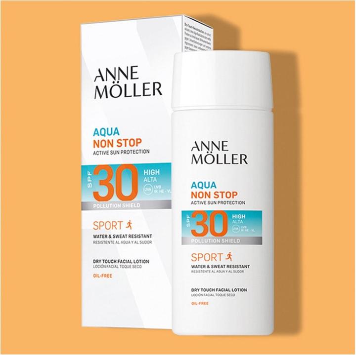 Actual product image Anne Möller NON STOP aqua SPF30 75 ml (Sun cream face, SPF 30, 75 ml)