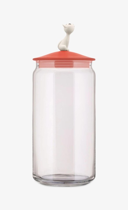 Actual product image Alessi Glass container for cat food MIÒJAR (1.50 l)