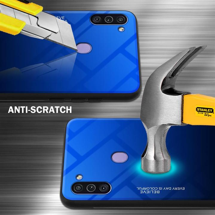 Actual product image Cadorabo TPU 2 colors glass cover (Samsung Galaxy A11, Samsung Galaxy M11)