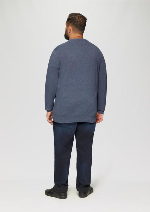 Produktbild s.Oliver Strickpullover Strickpullover mit Crewneck (3XL)