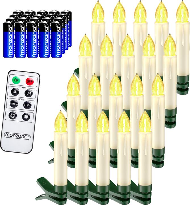 Image du produit Monzana Bougies, ensemble de 30 (1 x)