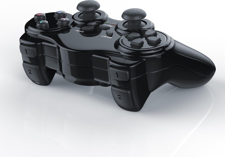 Produktbild CSL 2x PlayStation Controller, Wireless PS2 Gamepad, 2,4 GHz Funk Adapter mit Dual Vibration (PS2)