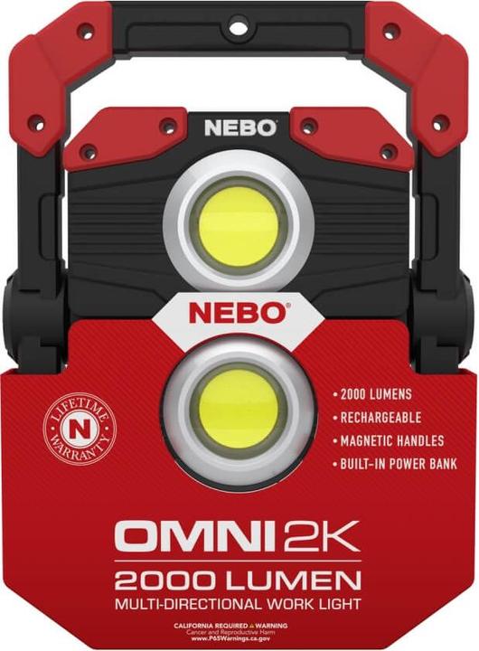 Actual product image Nebo OMNI 2K LED-Arbeitslampe (2000 lm)
