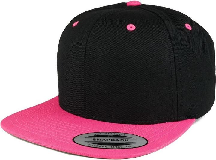 Neon-pink, Schwarz