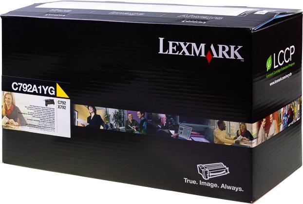Produktbild Lexmark C792a1yg (Y)