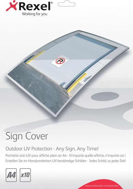 Produktbild Rexel Schilderfolie Sign Cover (A4, 10 Stk., 125 µm)