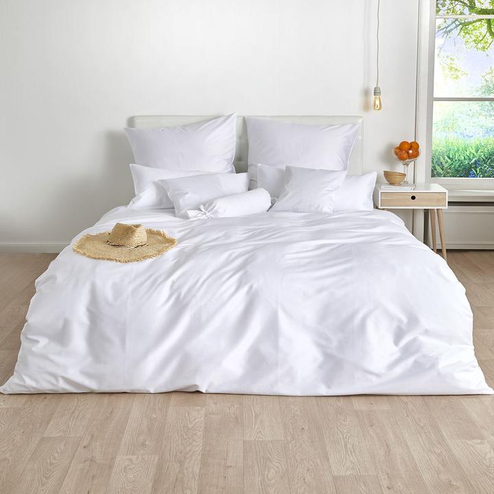 Immagine prodotto Traumschlaf Uni (Set di biancheria da letto, 135 x 200 cm, 40 x 80 cm)