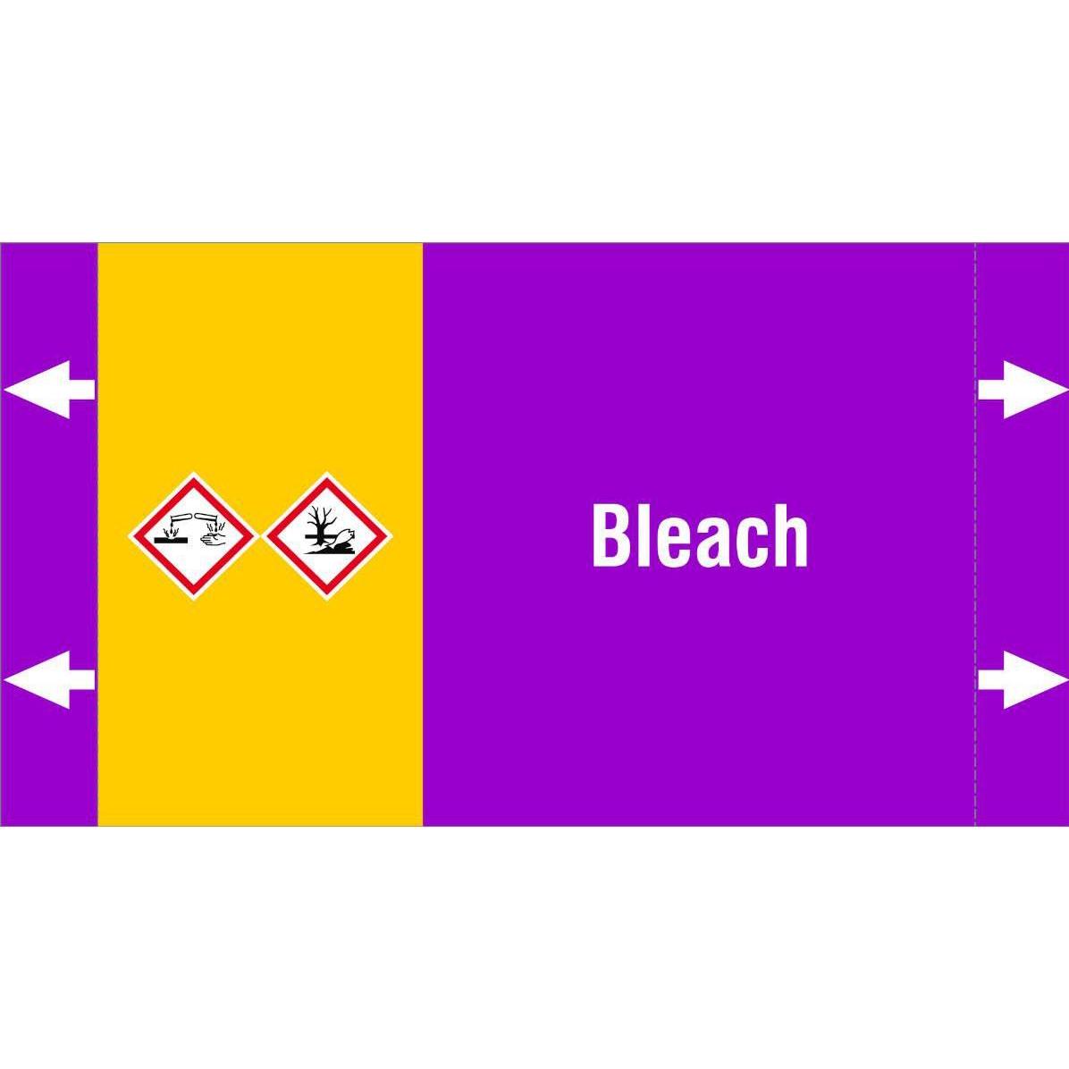 Brady, Etiketten, ISO 20560 Pipe Markers -