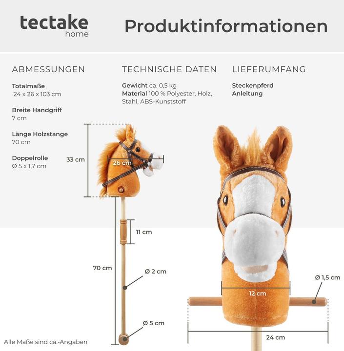Produktbild tectake Steckenpferd