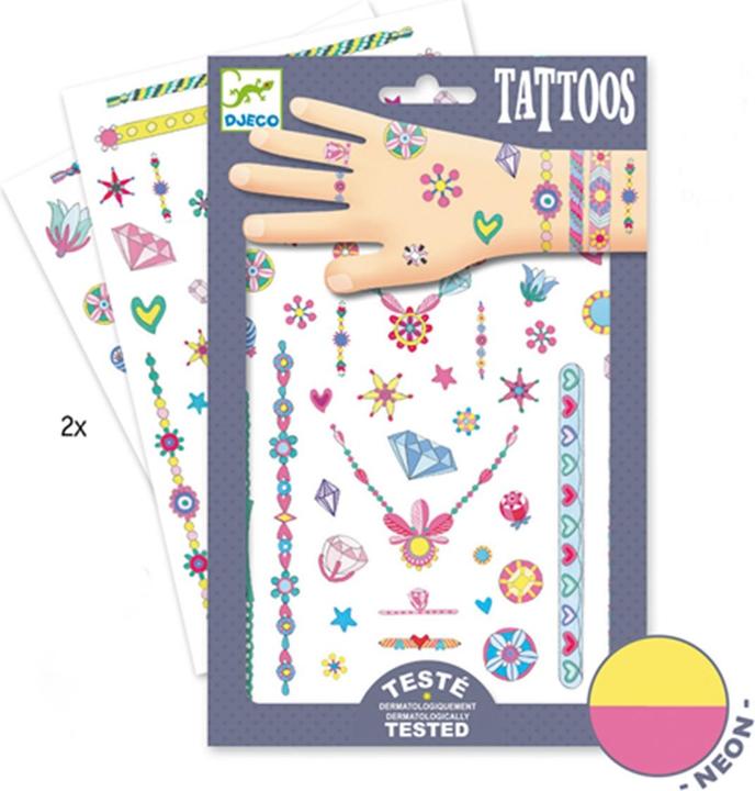 Image du produit Djeco Tatouages Jennis Bijoux