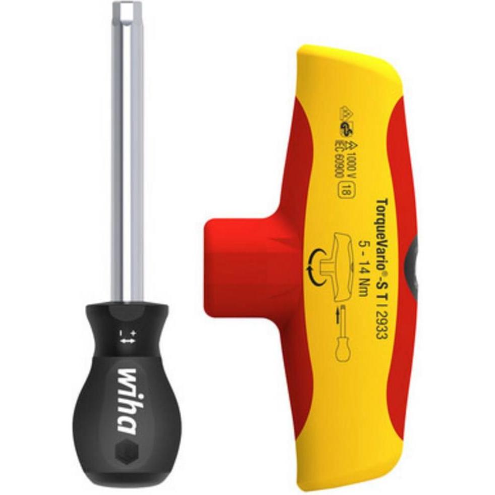 Wiha, Drehmomentschlüssel, DrehmomentSchraubendreher Quergriff (5 Nm, 14 Nm)