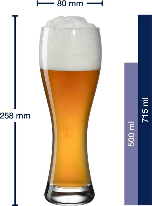 Immagine prodotto Leonardo GK/2 bicchieri da birra di frumento 0,5l (0.50 l, 2 x)
