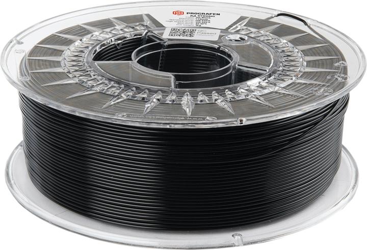 Produktbild Prografen Filament PLA Graphene Strong 1.75mm Black 1kg (PLA, 1.75 mm, 1000 g, Schwarz)