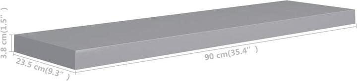 Actual product image vidaXL Wandregal (23.50 x 90 x 4 cm)