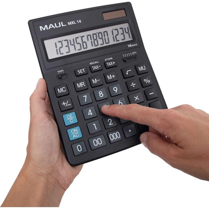 Immagine prodotto Maul Calcolatrice MXL14 Nero (Celle solari)