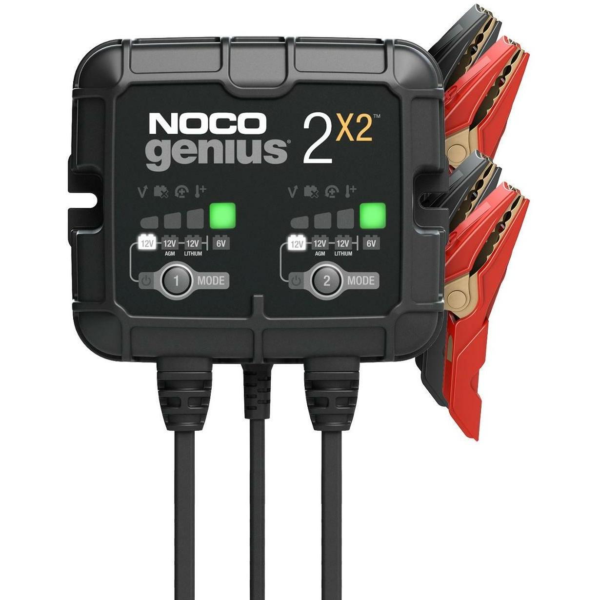 Noco, Batterieladegerät, Genius2X2 (12V, 6V, 4 A)