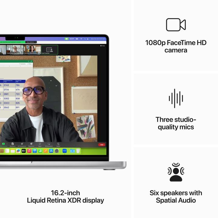Productafbeelding Apple MacBook Pro - Late 2023 (16", M3 Pro, 36 GB, 1000 GB, NL)