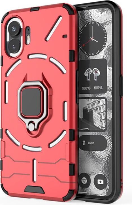 Produktbild Cover-Discount Nothing Phone (2) - Armor Case mit Kickstand rot (Nothing Phone (2))