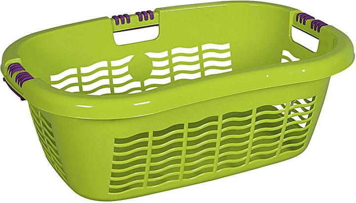 Lockweiler Wäschekorb Ergo mit Softgriff 65x45x25cm limone (67338 l)