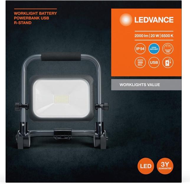 Actual product image Osram WORKLIGHTS VALUE BATTERY 20W 865 (2000 lm)