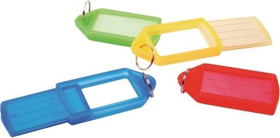 Actual product image pavo Nøgleskilt, pakke a 10 pcs. i assorterede farver